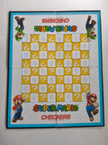 Super Mario Chess & Checkers Collector's Edition Replacement Board - Good