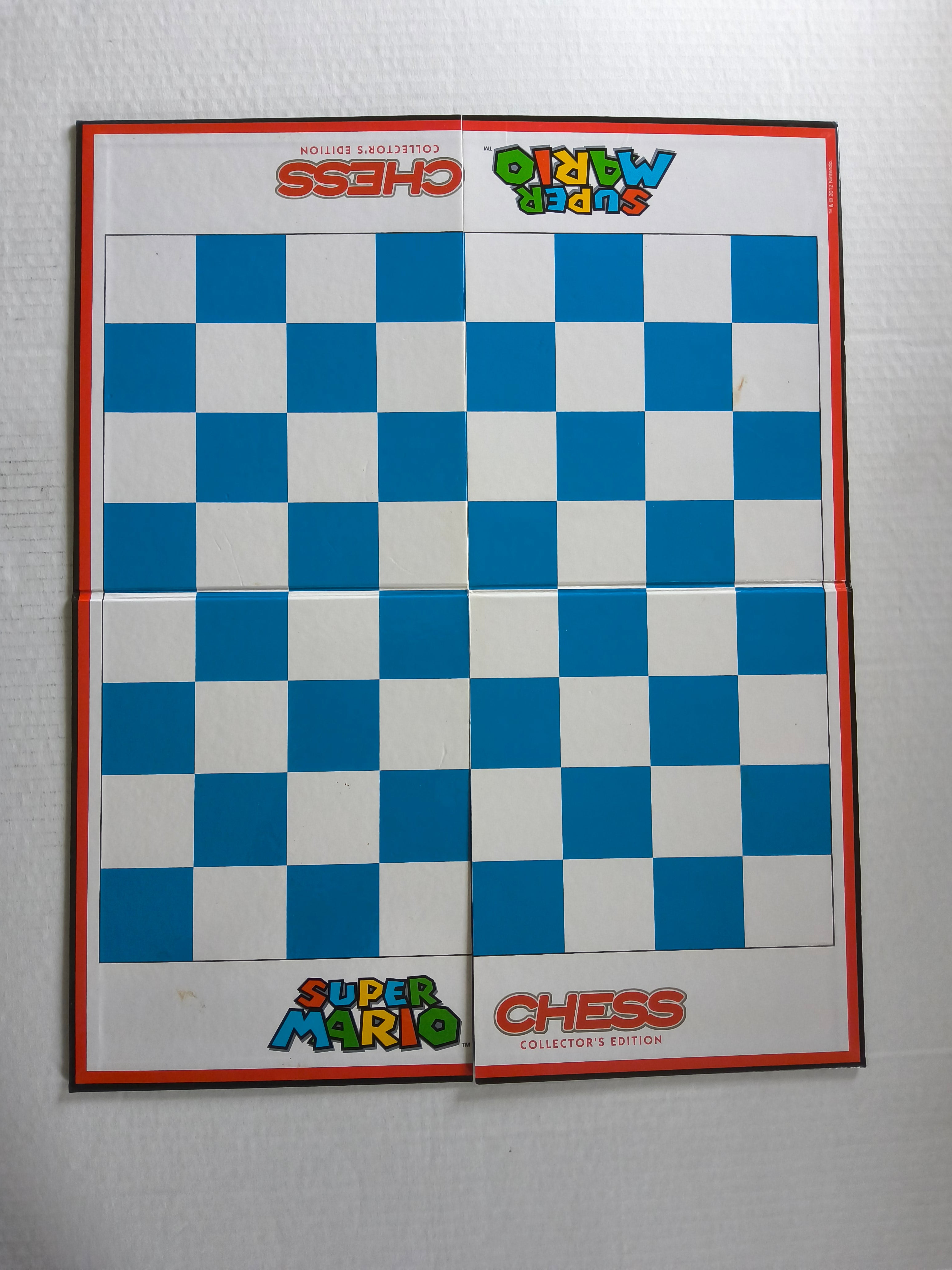 Super Mario Chess & Checkers Collector's Edition Replacement Board - Good
