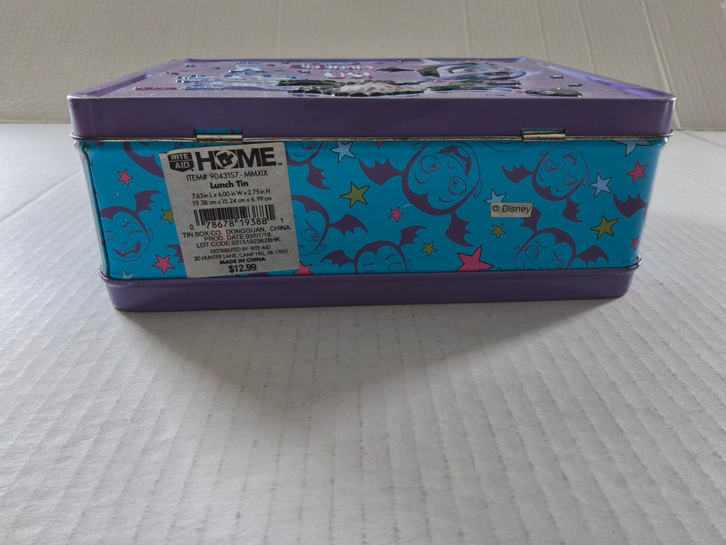 Disney Junior Vampirina Metal Lunch Box Tin - Excellent