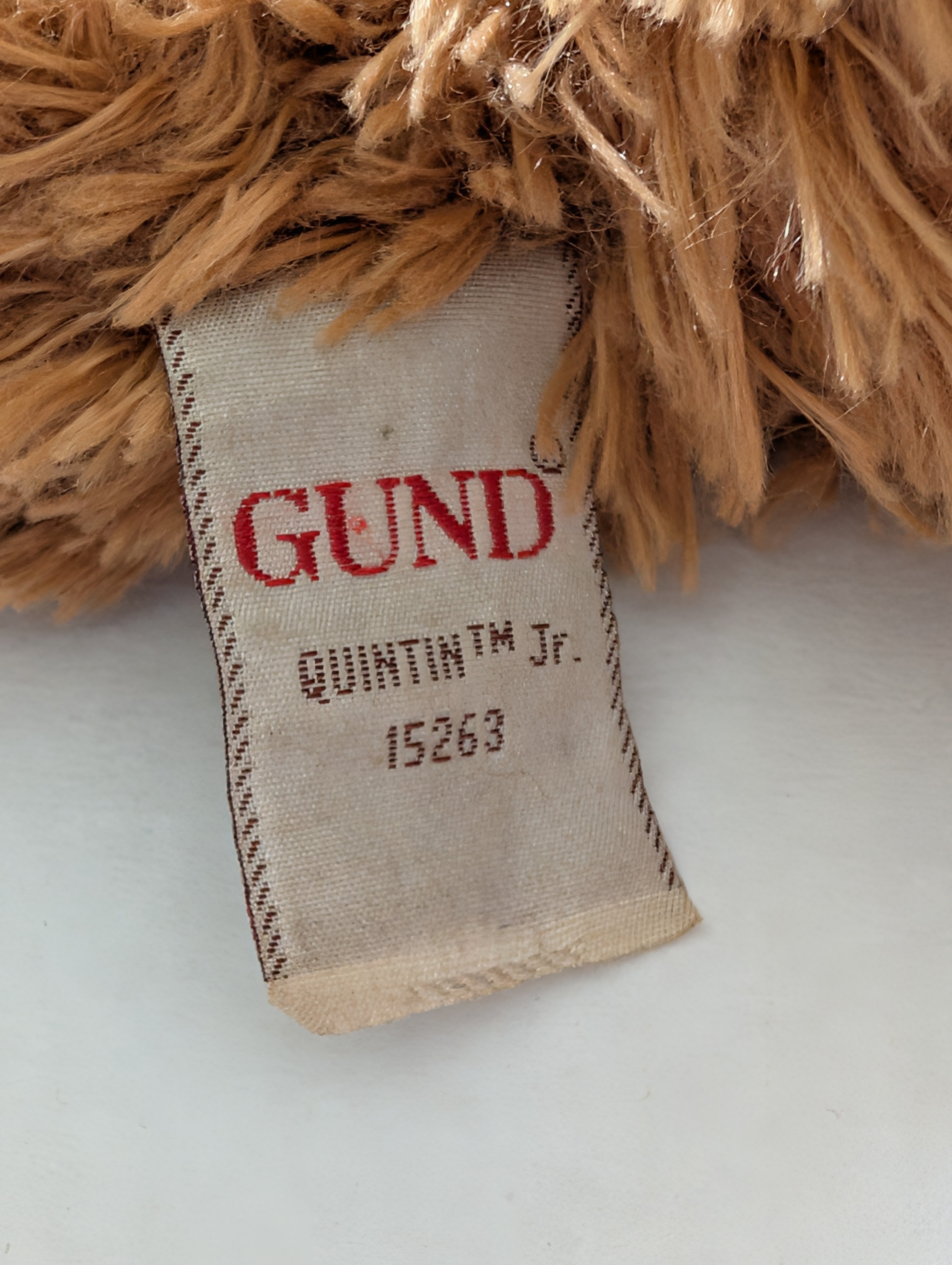 Gund Quintin Jr. Teddy Bear (15263) - Excellent