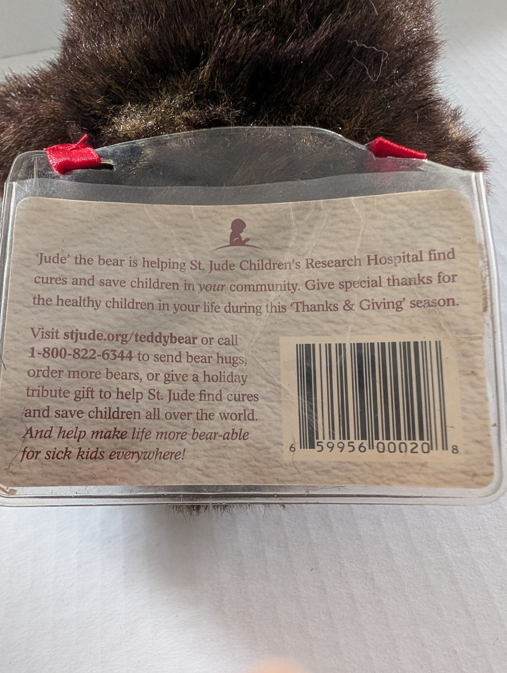 Jude the St. Jude Bear - Excellent