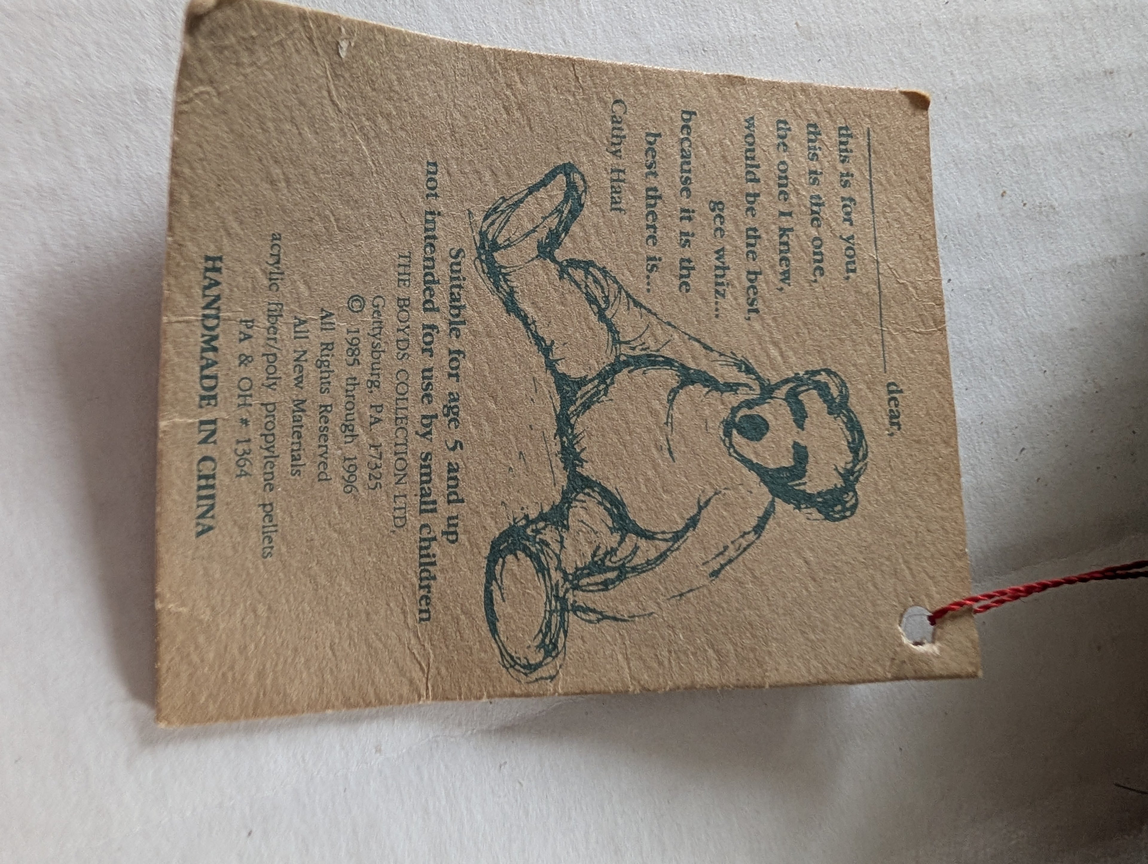 Finster the Monkey – The Boyds Collection (1985-1997)