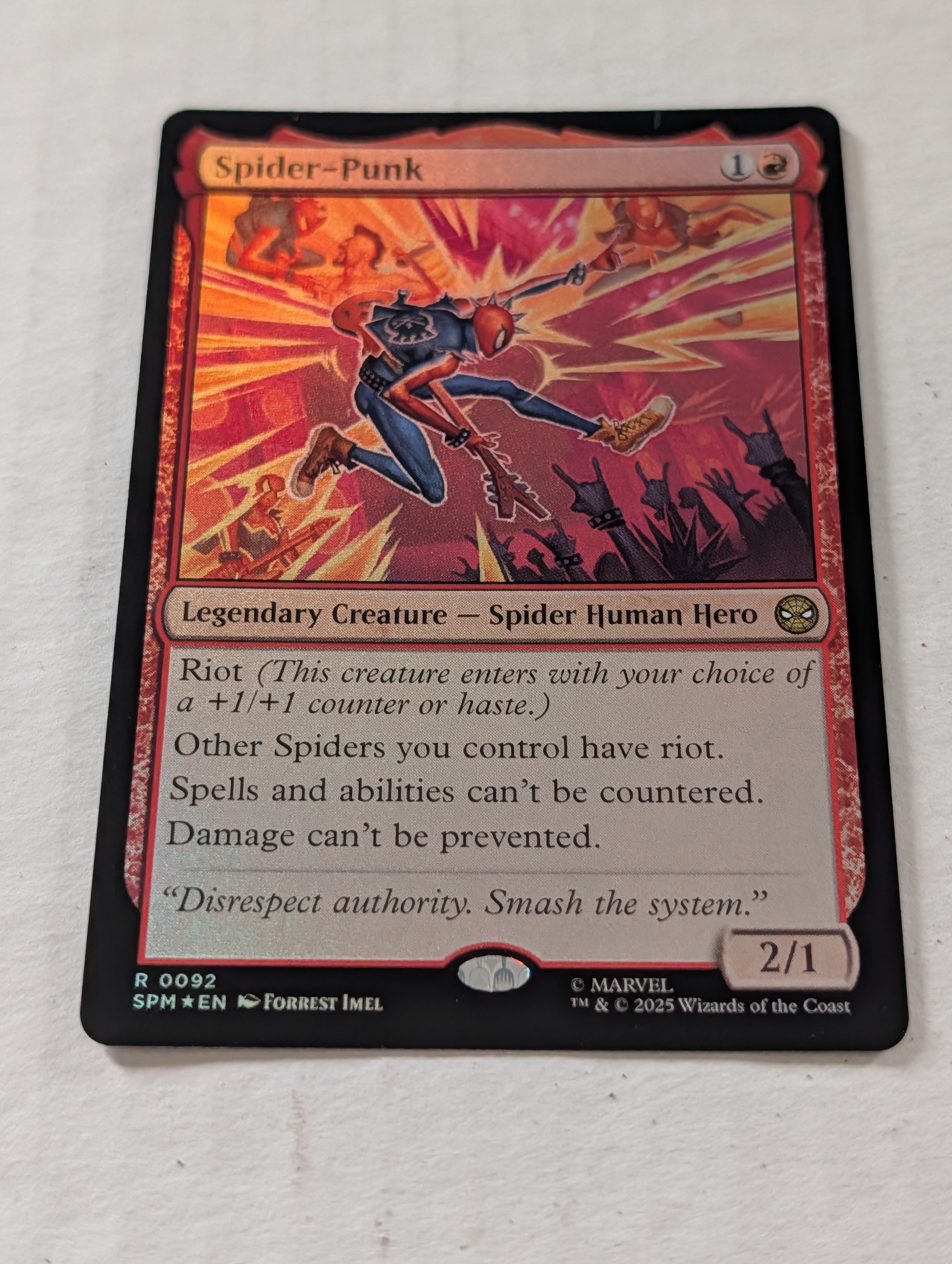 Spider-Punk 0092 MTG Marvel Spider-Man - NM