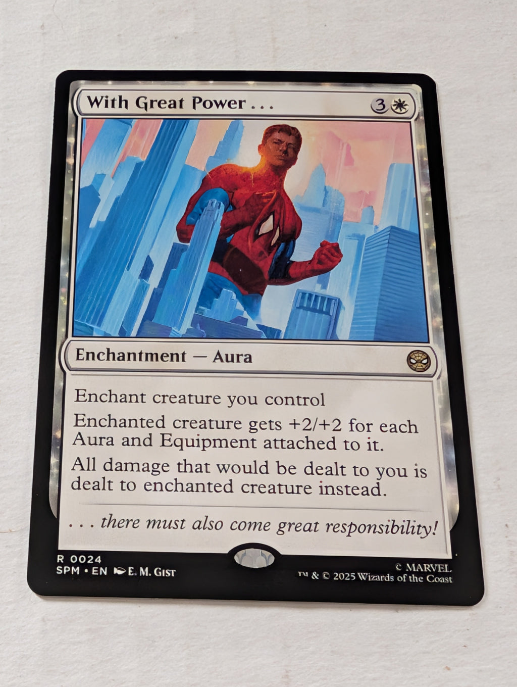 With Great Power... 0024 MTG Marvel Spider-Man - NM