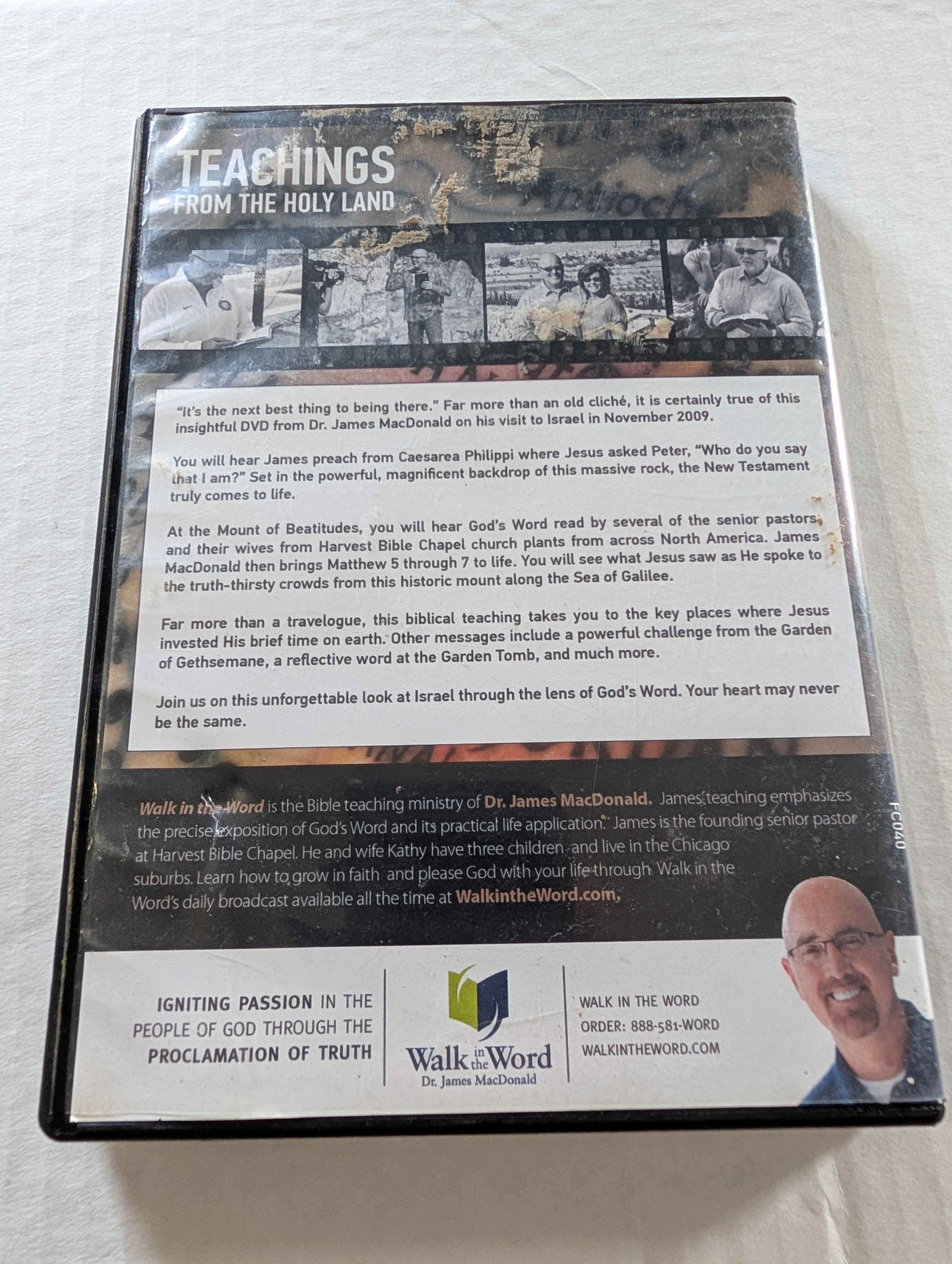 Teachings From The Holy Land DVD Dr. James MacDonald - Fair