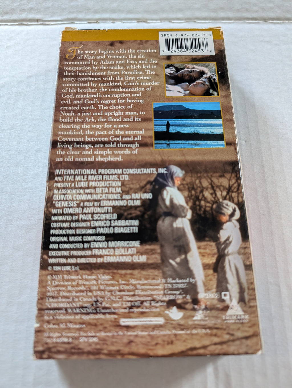 The Bible Genesis: The Creation and the Flood VHS Tape - Good