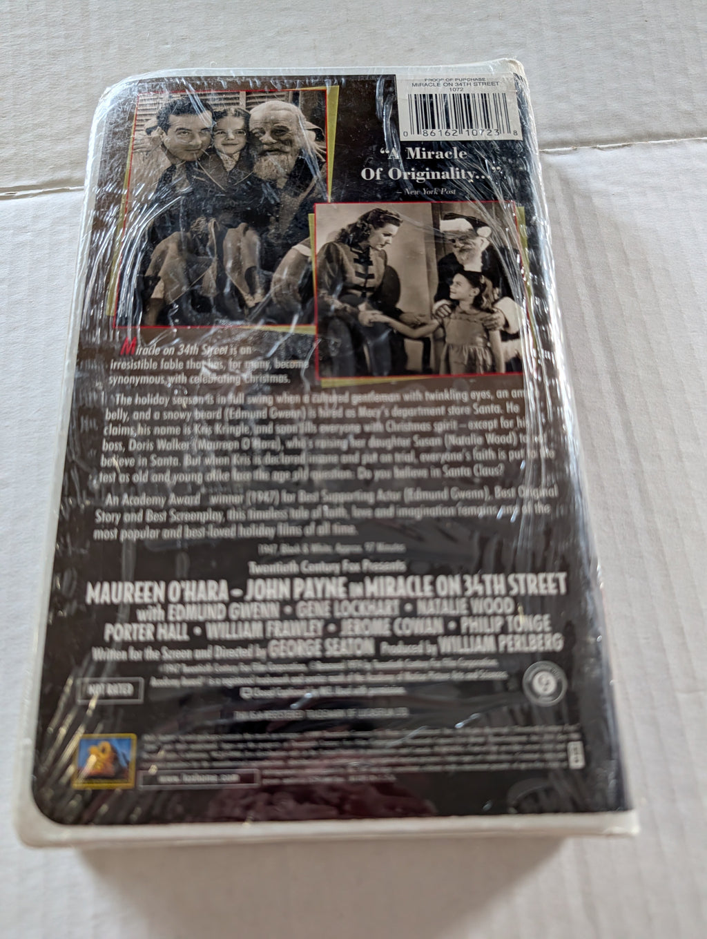 Miracle on 34th Street VHS Tape - Brand New Sealed