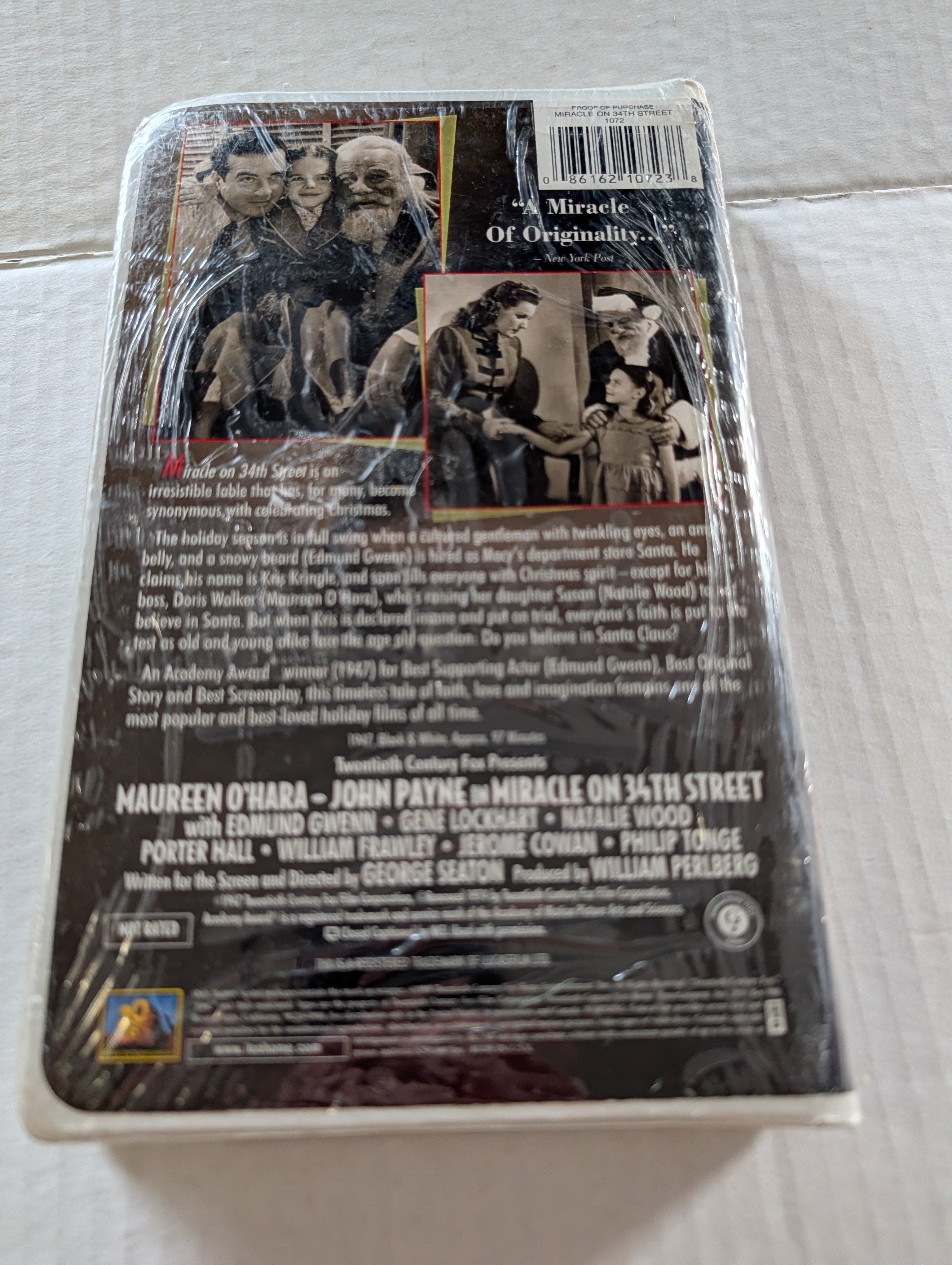 Miracle on 34th Street VHS Tape - Brand New Sealed
