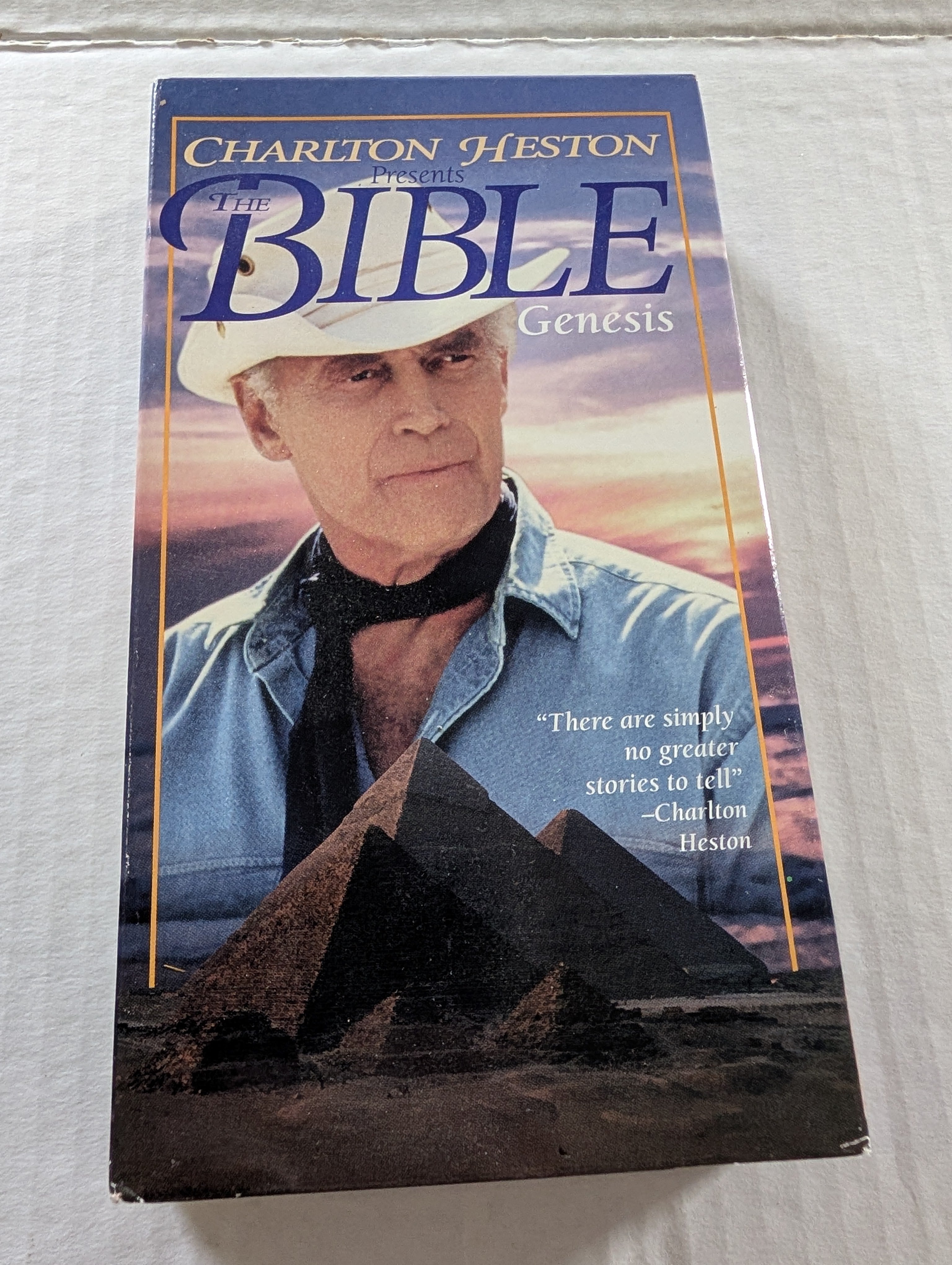 Charlton Heston Presents The Bible: Genesis VHS Tape - Good