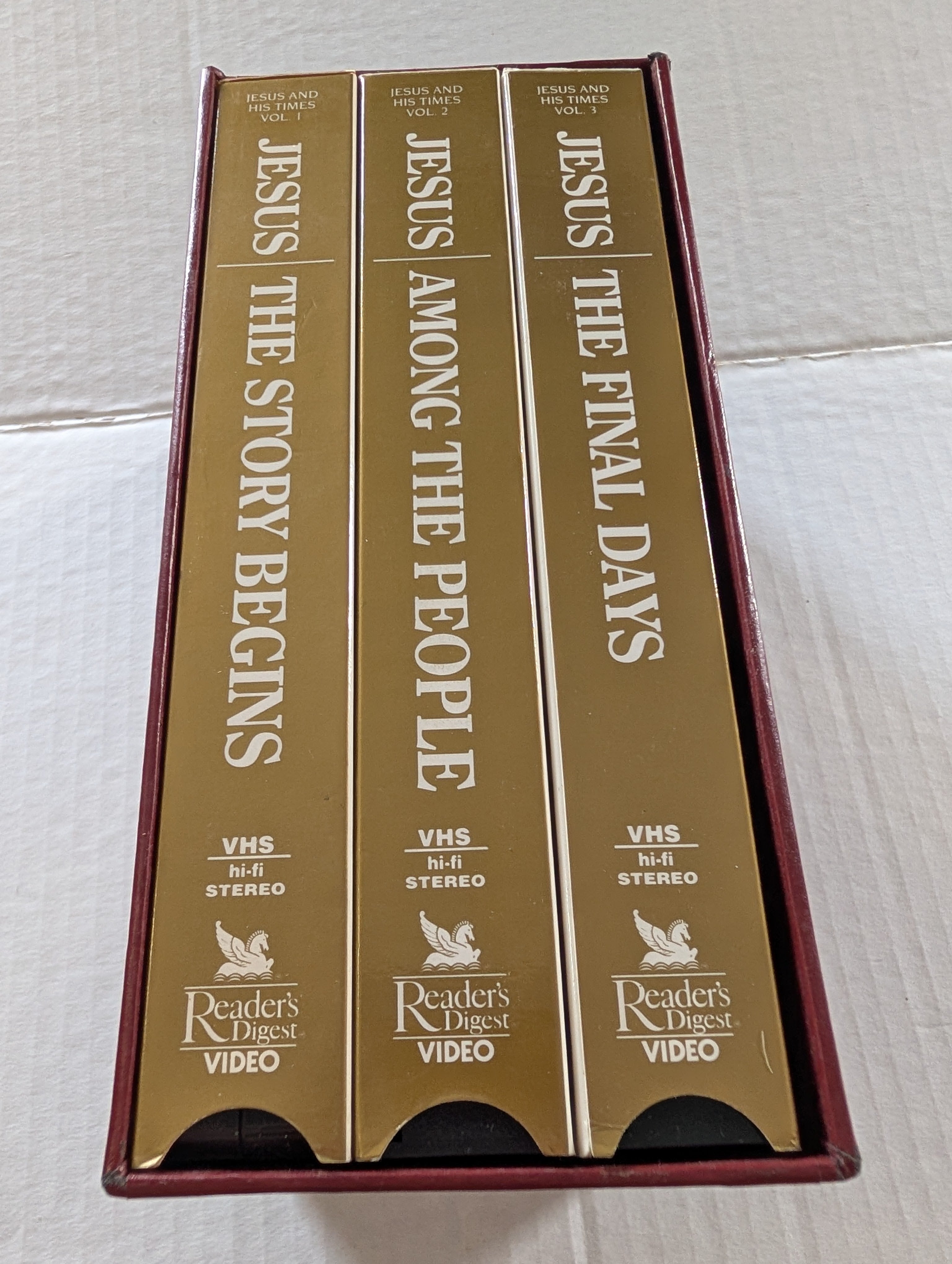 Reader's Digest: Jesus and His Times 3-VHS Box Set - Good